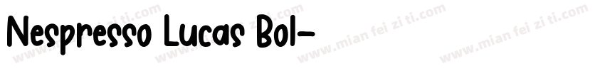 Nespresso Lucas Bol字体转换